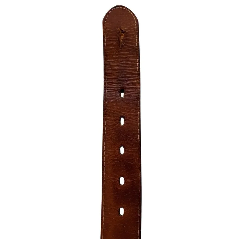 Black Tony Lama Belt 34 12331B Made In USA